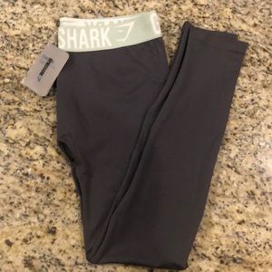Gymshark Grey/Light Green Fit leggings